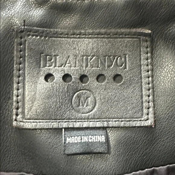 Blank NYC Black Vegan Leather Jacket - Picture 4 of 6